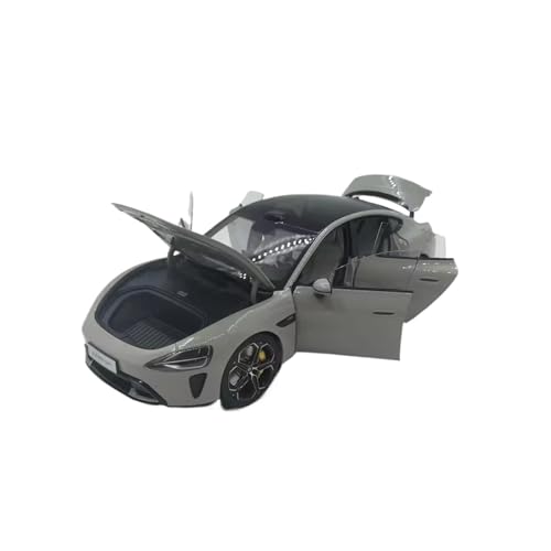 XGFFBAGB 1:18 Für SU7 Limousine Druckgusslegierung Statisches Automodell Fan Collection Home Decoration Metallornamente(Gray,with Box) von XGFFBAGB