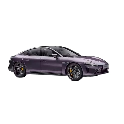 XGFFBAGB 1:18 Für SU7 Limousine Druckgusslegierung Statisches Automodell Fan Collection Home Decoration Metallornamente(Purple,with Box) von XGFFBAGB