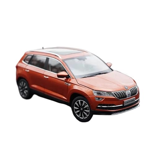 XGFFBAGB 1:18 Für Skoda Karoq Druckgusslegierung Automodell Fan Collection Home Decoration Metallornamente(with Box) von XGFFBAGB