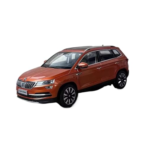 XGFFBAGB 1:18 Für Skoda Kodiaq Druckgusslegierung Automodell Fan Collection Display Home Decoration Metallornamente(Orange,No Box) von XGFFBAGB