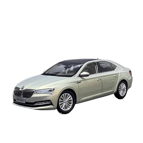 XGFFBAGB 1:18 Für Skoda SUPERB Legierung Auto Modell Diecast Metall Spielzeug Fahrzeuge Auto Modell Sammlung Geschenke Dekoration(Gold,No Box) von XGFFBAGB