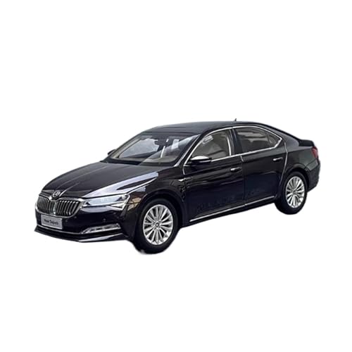 XGFFBAGB 1:18 Für Skoda SUPERB Legierung Auto Modell Diecast Metall Spielzeug Fahrzeuge Auto Modell Sammlung Geschenke Dekoration(Purple,with Box) von XGFFBAGB