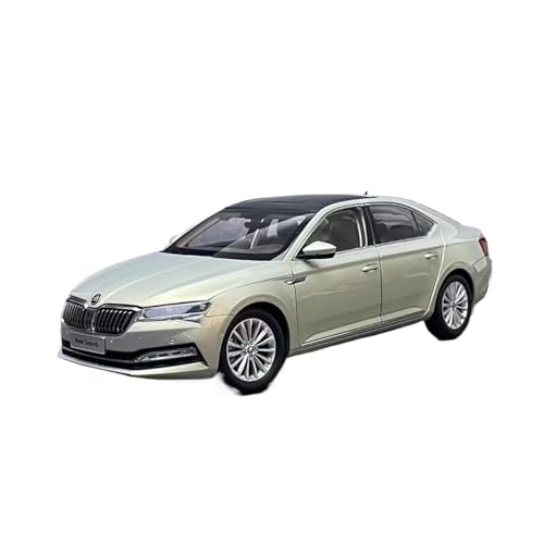XGFFBAGB 1:18 Für Skoda Superb Diecast Modellauto Als Sammlerstück Geschenk(Gold,with Box) von XGFFBAGB