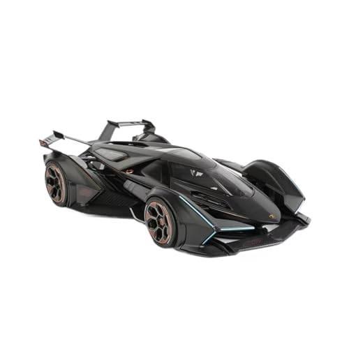 XGFFBAGB 1:18 Für V12 Vision Gran Turismo Sportwagen Statische Druckgussfahrzeuge Sammlermodell Spielzeug(Black,No Box) von XGFFBAGB