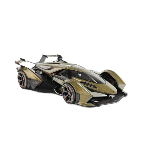 XGFFBAGB 1:18 Für V12 Vision Gran Turismo Sportwagen Statische Druckgussfahrzeuge Sammlermodell Spielzeug(Green,with Box) von XGFFBAGB