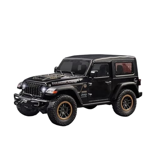 XGFFBAGB 1:18 Für Wrangler Rubicon Legierung Metall Diecast Modell Auto Sammeln Hobby Ornamente Geschenke(Black,with Box) von XGFFBAGB