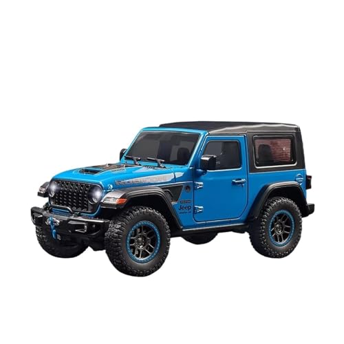 XGFFBAGB 1:18 Für Wrangler Rubicon Legierung Metall Diecast Modell Auto Sammeln Hobby Ornamente Geschenke(Blu,with Box) von XGFFBAGB