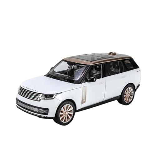 XGFFBAGB 1:18 Legierung Automodell Diecast Metall Geländewagen Sound Und Licht Spielzeug Geschenk(White,No Box) von XGFFBAGB