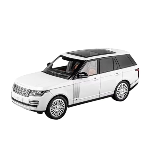 XGFFBAGB 1:18 Legierung Diecast Metall Geländewagen Auto Modell Sound Und Licht Spielzeug Geschenk(White,with Box) von XGFFBAGB