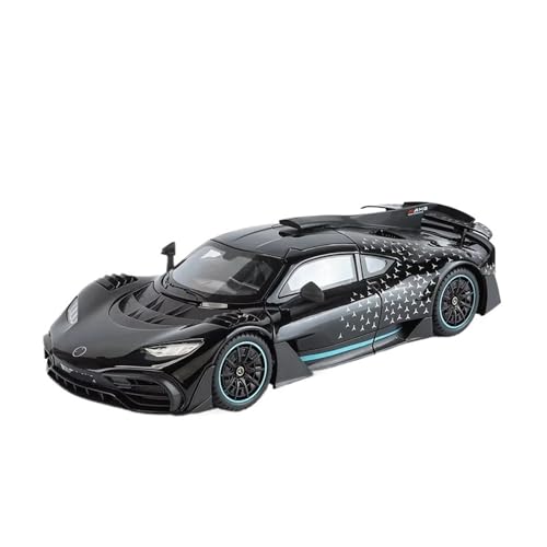 XGFFBAGB 1:18 Legierung Sportwagen Druckguss Metall Rennfahrzeuge Modell Spielzeug Geschenk(Black,with Box) von XGFFBAGB