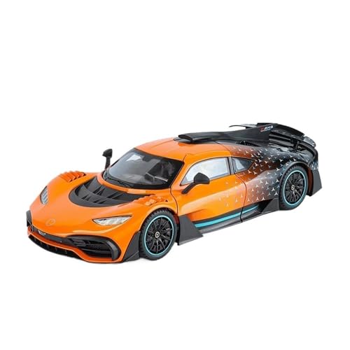XGFFBAGB 1:18 Legierung Sportwagen Modell Gießt Druck Metall Rennfahrzeuge Auto Modell Spielzeug Geschenk(Orange,No Box) von XGFFBAGB