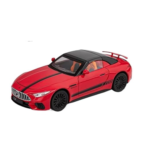 XGFFBAGB 1:22 Für SL63 Sport Auto Legierung Skala Auto Modell Diecast Metall Sammlung Spielzeug(Rosso,No Box) von XGFFBAGB
