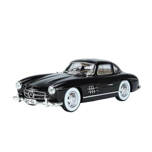 XGFFBAGB 1:24 Für 300SL Legierung Druckguss Metall Spielzeug Auto Modell Sammlung Geschenke(Black,with Box) von XGFFBAGB