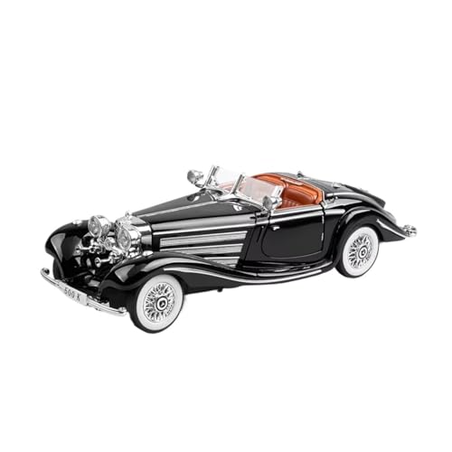 XGFFBAGB 1:24 Für 500K Legierung Metalldruckguss Automodell Sound & Licht Desktop-Sammlung Hobby Ornamente Geschenk(Black,No Box) von XGFFBAGB