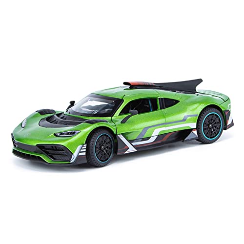 XGFFBAGB 1:24 Für B-One Track Legierung Sportwagen Modell Druckguss Metall Fahrzeuge Auto Modell Sammlung Spielzeug Geschenk(Green,with Box) von XGFFBAGB