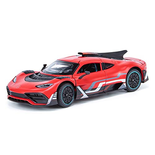 XGFFBAGB 1:24 Für B-One Track Legierung Sportwagen Modell Druckguss Metall Fahrzeuge Auto Modell Sammlung Spielzeug Geschenk(Rosso,No Box) von XGFFBAGB