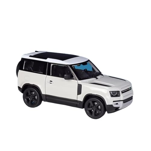XGFFBAGB 1:24 Für Defender 90 SUV Legierung Gießt Druck Metall Off-Road Auto Modell Spielzeug Geschenk(White,with Box) von XGFFBAGB