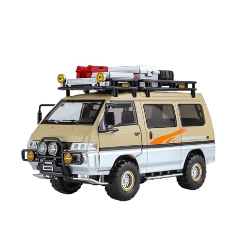 XGFFBAGB 1:24 Für Delica MPV Legierung Gießt Druck Metall Spielzeug Kommerziellen Fahrzeuge Auto Modell Geschenk(Yellow,No Box) von XGFFBAGB