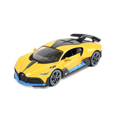 XGFFBAGB 1:24 Für Divo Sport Auto Statische Druckguss Fahrzeuge Sammeln Modell Auto Spielzeug(Yellow,with Box) von XGFFBAGB