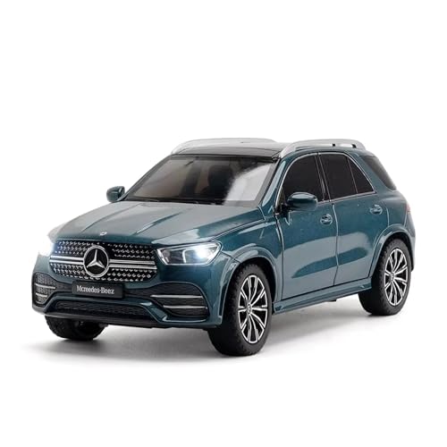 XGFFBAGB 1:24 Für GLE350 SUV Legierung Druckguss Modell Sound Und Licht Pull Back Auto Spielzeug Geschenke(Blu,No Box) von XGFFBAGB