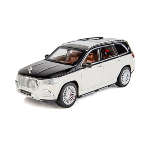 XGFFBAGB 1:24 Für GLS-Klasse GLS600 SUV Legierung Gießt Druck Metall Spielzeug Auto Modell Sammlung Geschenke(White,with Box) von XGFFBAGB