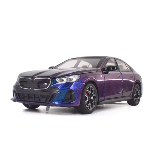 XGFFBAGB 1:24 Für I5 M60 Coupe Legierung Gießt Druck Metall Auto Modell Sound Licht Geschenk(Purple,No Box) von XGFFBAGB