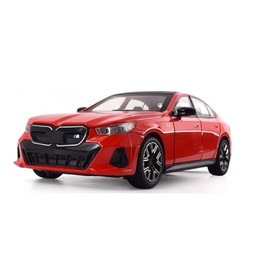XGFFBAGB 1:24 Für I5 M60 Coupe Legierung Gießt Druck Metall Auto Modell Sound Licht Geschenk(Rosso,with Box) von XGFFBAGB