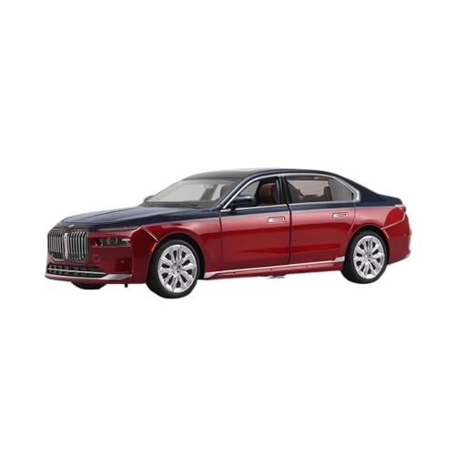 XGFFBAGB 1:24 Für I7 G70 Legierung Auto Modell Diecast Metall Sound Licht Spielzeug Geschenk(Rosso,with Box) von XGFFBAGB