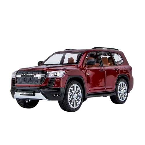 XGFFBAGB 1:24 Für LC300 GR Legierung Auto Modell Fahrzeuge Sound Licht Diecast Auto Sammlung Spielzeug Geschenk(Rosso,with Box) von XGFFBAGB