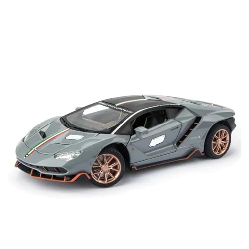 XGFFBAGB 1:24 Für LP770-4 Diecast Metall Legierung Modell Auto Pull Back Auto Geschenk Sammlung(Gray B,with Box) von XGFFBAGB