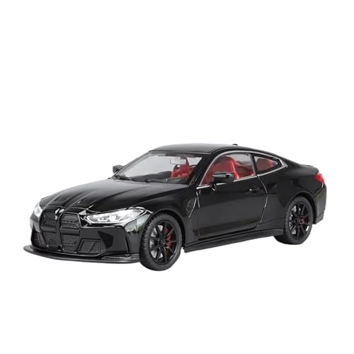 XGFFBAGB 1:24 Für M4 Diecast Legierung Metall Spielzeug Auto Fahrzeug Modell Sound & Licht Türen Öffnende Sammlung Geschenk(Black,No Box) von XGFFBAGB
