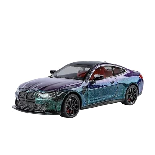 XGFFBAGB 1:24 Für M4 Diecast Legierung Metall Spielzeug Auto Fahrzeug Modell Sound & Licht Türen Öffnende Sammlung Geschenk(Purple,No Box) von XGFFBAGB