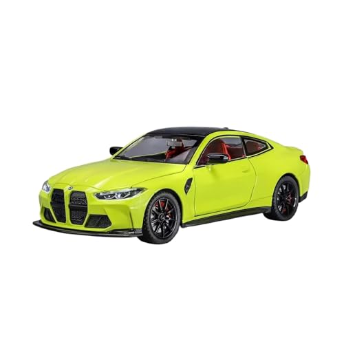 XGFFBAGB 1:24 Für M4 IM Sportwagen Legierung Muscle Car Modell Sound Und Licht Zurückziehen Spielzeug Sammlerstücke Geschenk(Yellow,No Box) von XGFFBAGB