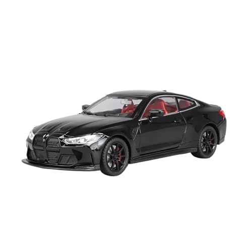 XGFFBAGB 1:24 Für M4 Sport Auto Modell Diecast Spielzeug Fahrzeug Sammlung Wohnkultur Geschenk(Black,with Box) von XGFFBAGB
