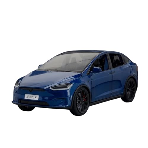 XGFFBAGB 1:24 Für Modell X Legierung Druckguss Auto Modell Sound Und Licht Spielzeug Sammlerstücke Geschenk(Blu,No Box) von XGFFBAGB