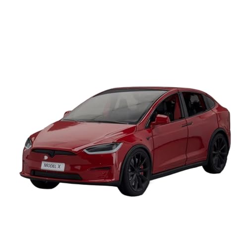 XGFFBAGB 1:24 Für Modell X Legierung Druckguss Auto Modell Sound Und Licht Spielzeug Sammlerstücke Geschenk(Rosso,with Box) von XGFFBAGB