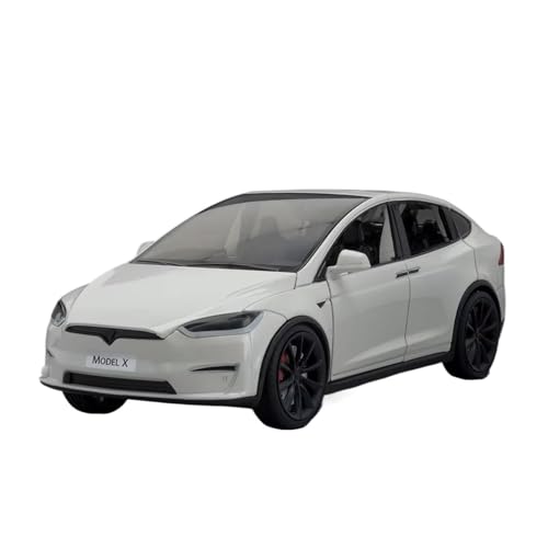 XGFFBAGB 1:24 Für Modell X Legierung Druckguss Auto Modell Sound Und Licht Spielzeug Sammlerstücke Geschenk(White,No Box) von XGFFBAGB