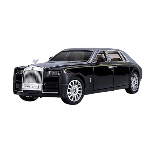 XGFFBAGB 1:24 Für Phantom Legierung Diecasts Metallauto Modellsammlung Audio Licht Spielzeug Geschenk(Silber,No Box) von XGFFBAGB