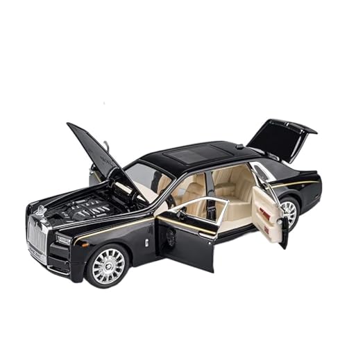 XGFFBAGB 1:24 Für Phantom Mansory Legierung Druckguss Auto Modell Sound Und Licht Pull Back Spielzeug Geschenke(Black,No Box) von XGFFBAGB
