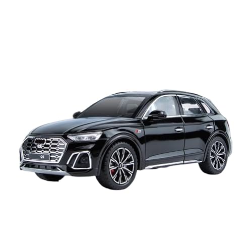XGFFBAGB 1:24 Für Q5 SUV Legierung Druckguss Metall Auto Modell Sound Licht Sammlung Spielzeug Geschenk(Black,No Box) von XGFFBAGB