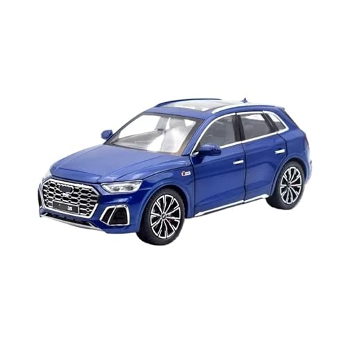 XGFFBAGB 1:24 Für Q5 SUV Legierung Druckguss & Spielzeug Fahrzeuge Metall Auto Modell Sound Und Licht Sammlung(Blu,with Box) von XGFFBAGB