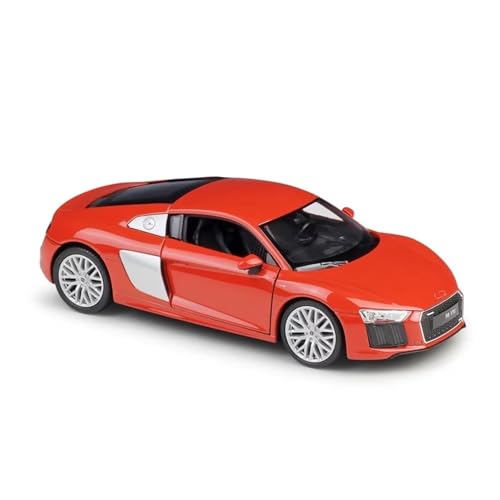 XGFFBAGB 1:24 Für R8 V10 Modell Metall Legierung Spielzeug Auto Geschenk Sammlung(Rosso,with Box) von XGFFBAGB