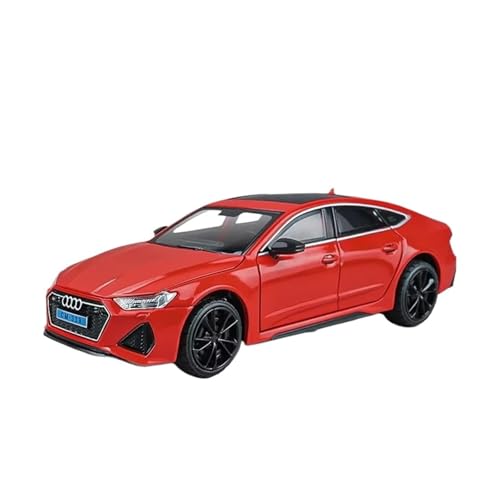 XGFFBAGB 1:24 Für RS7 Legierung Auto Modell Diecast Spielzeug Fahrzeuge Dekoration Spielzeug Geschenk(Rosso,with Box) von XGFFBAGB