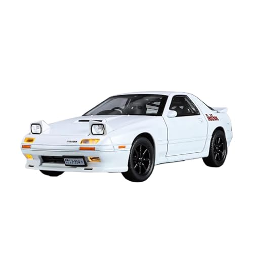 XGFFBAGB 1:24 Für RX7 Legierung Gießt Druck Metall Spielzeug Racing Fahrzeuge Auto Modell Spielzeug Geschenk(White,with Box) von XGFFBAGB