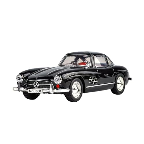 XGFFBAGB 1:24 Für S-SL300 Legierung Gießt Druck Metall Spielzeug Auto Modell Sammlung Geschenke(Black,with Box) von XGFFBAGB