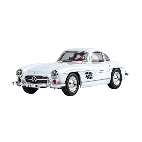 XGFFBAGB 1:24 Für S-SL300 Legierung Gießt Druck Metall Spielzeug Auto Modell Sammlung Geschenke(White,with Box) von XGFFBAGB