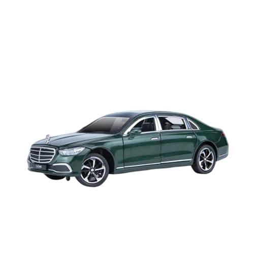 XGFFBAGB 1:24 Für S400 Legierung Druckguss Metall Metall Spielzeug Auto Modell Sound Und Licht Spielzeug Geschenk(Green,No Box) von XGFFBAGB