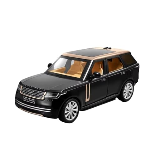 XGFFBAGB 1:24 Für SUV Legierung Diecast Metall Off-Road Auto Modell Sound Und Licht Spielzeug Geschenk(Black B,with Box) von XGFFBAGB