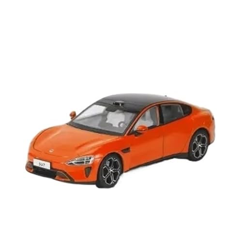 XGFFBAGB 1:24 Für Su7 Diecast Modell Auto Spielzeug Geschenk Modell Dekoration(Orange,with Box) von XGFFBAGB