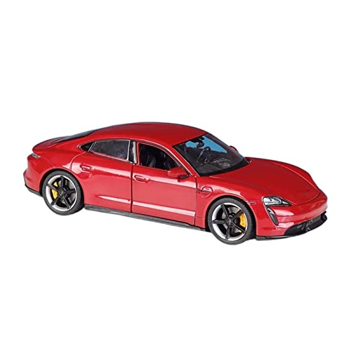 XGFFBAGB 1:24 Für Taycan Turbo S Statische Druckguss Fahrzeuge Sammeln Modell Auto Spielzeug(Rosso,No Box) von XGFFBAGB